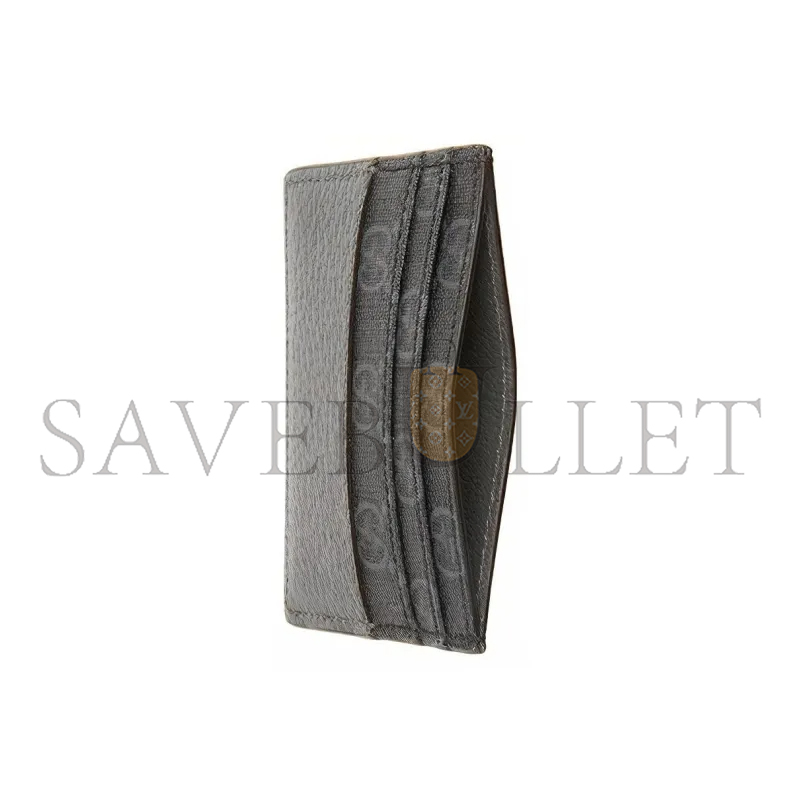 GUCCI CANVAS WITH LEATHER BINDING CARD HOLDER 701425 (10*7cm)